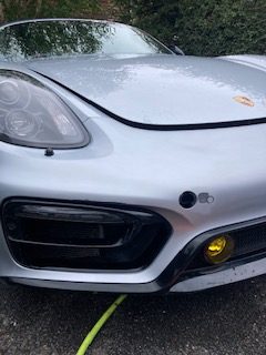 Porsche Boxster front bumper repair