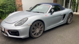 Porsche Boxster GTS paint repair