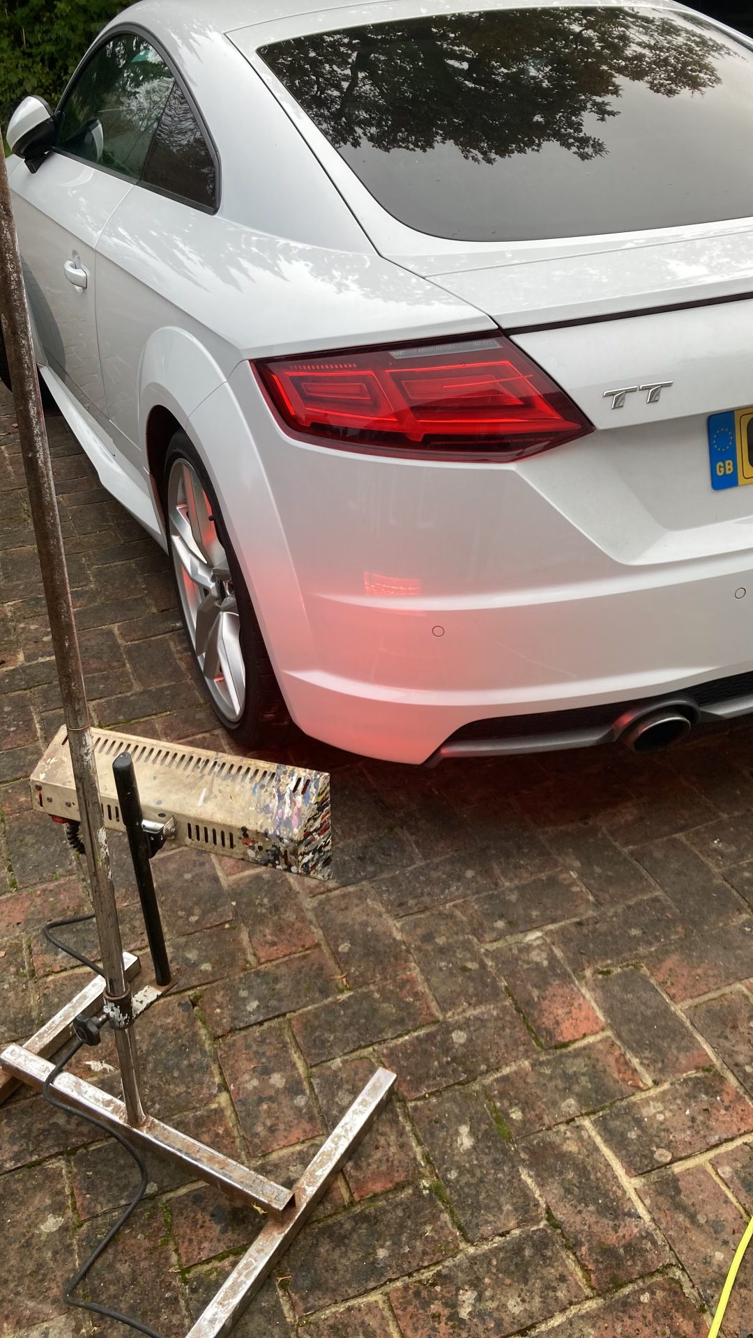 Bumper Scuff Paint Repair - Hardening