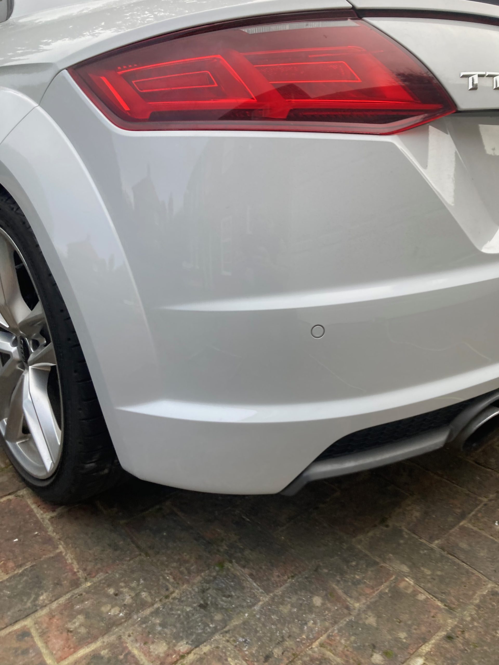 Repaired Bumper Scuff