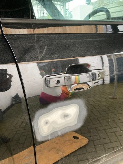 Initial Dent Repair Preparation